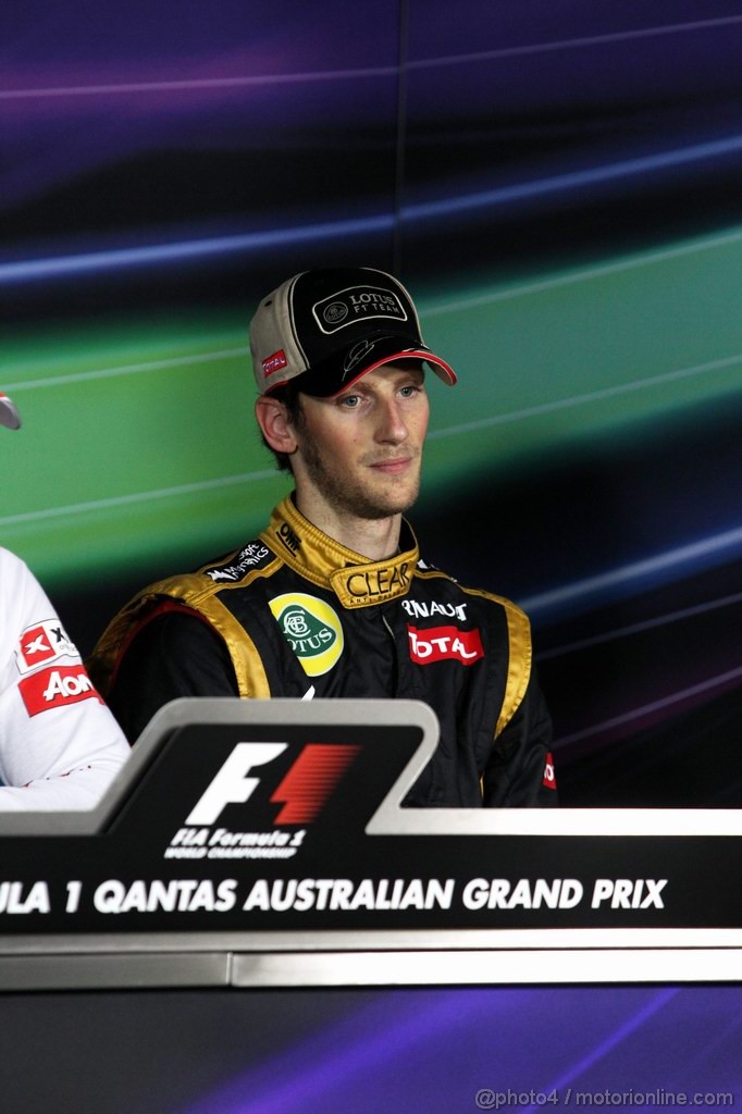 GP AUSTRALIA, Romain Grosjean (F) Lotus F1 Team