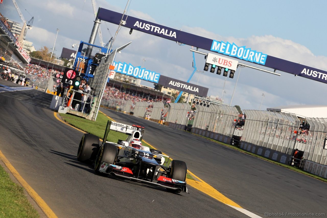 GP AUSTRALIA, Kamui Kobayashi (J) Sauber F1 Team