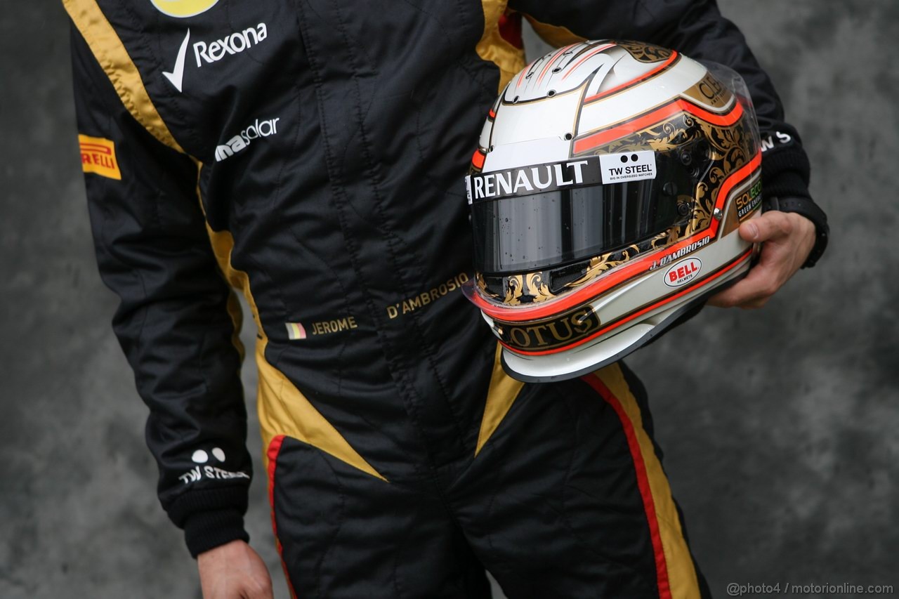 GP AUSTRALIA, Jerome D'Ambrosio (BE) Lotus F1 Team