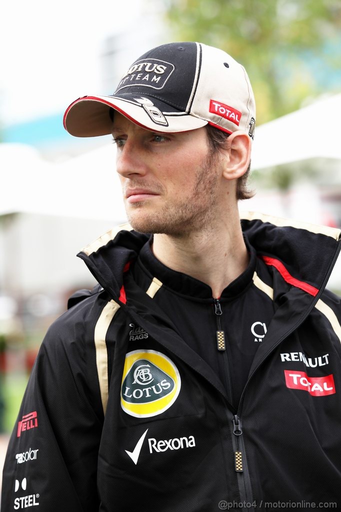 GP AUSTRALIA, Romain Grosjean (F) Lotus F1 Team