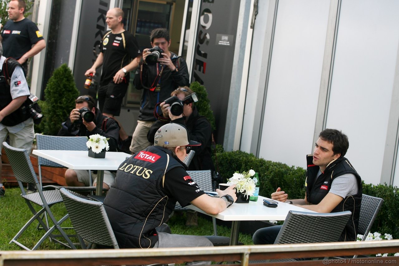 GP AUSTRALIA, Jerome D'Ambrosio (BE) Lotus F1 Team & Kimi Raikkonen (FIN) Lotus F1 Team