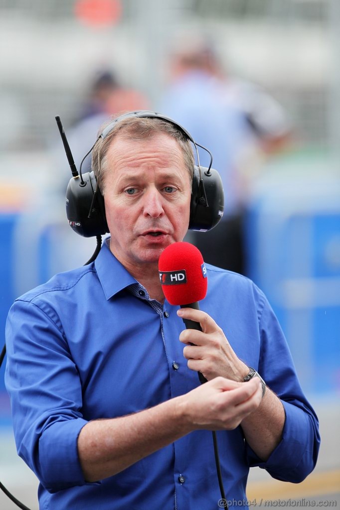 GP AUSTRALIA, Martin Brundle, commentator