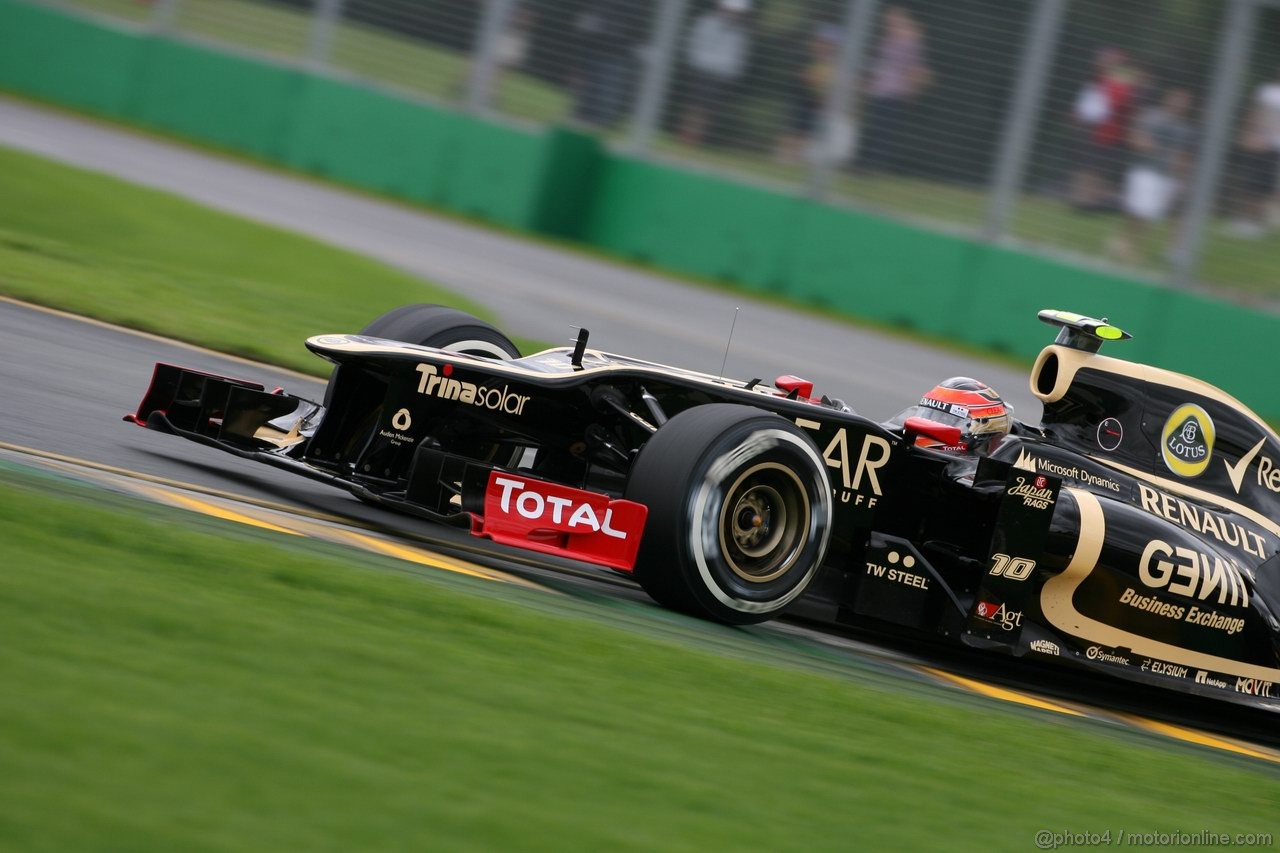 GP AUSTRALIA, Romain Grosjean (F) Lotus F1 Team