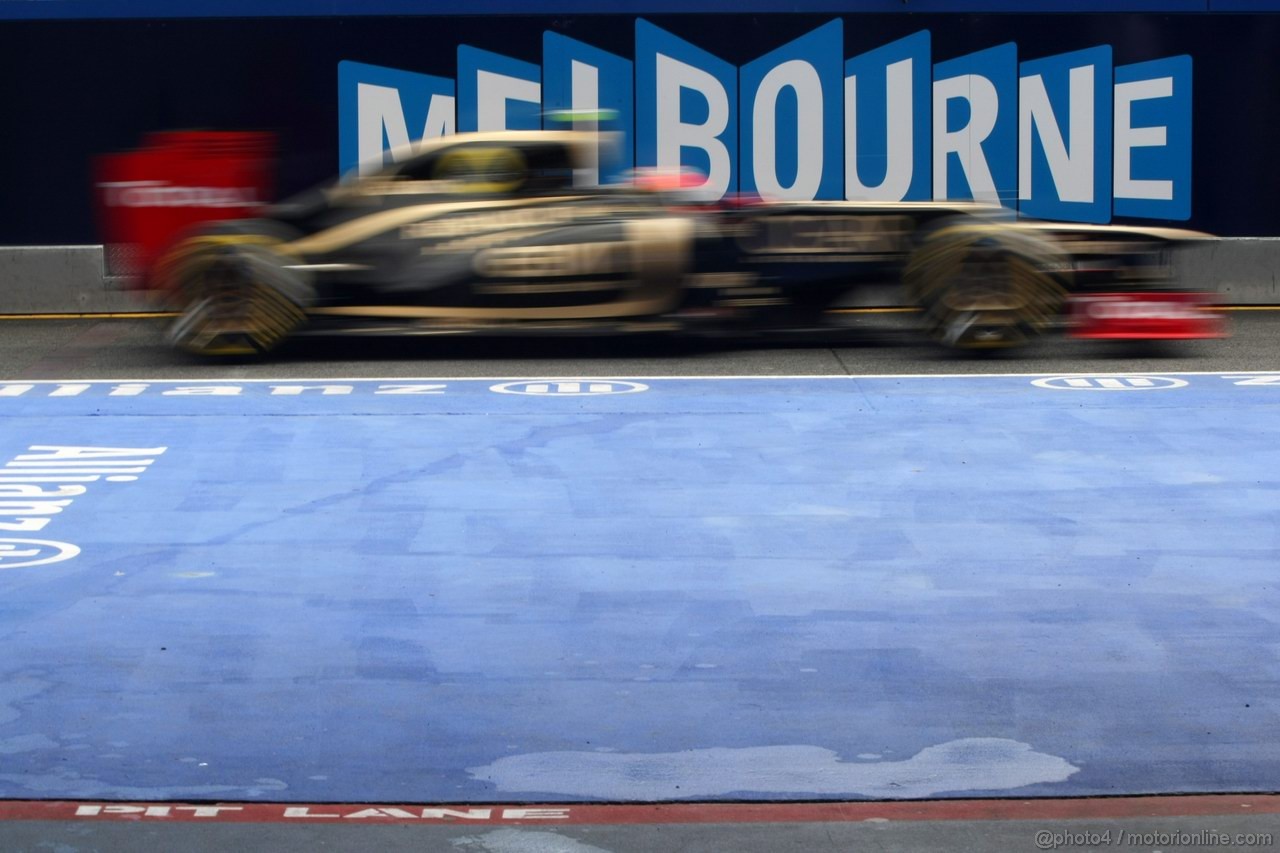 GP AUSTRALIA, Romain Grosjean (F) Lotus F1 Team