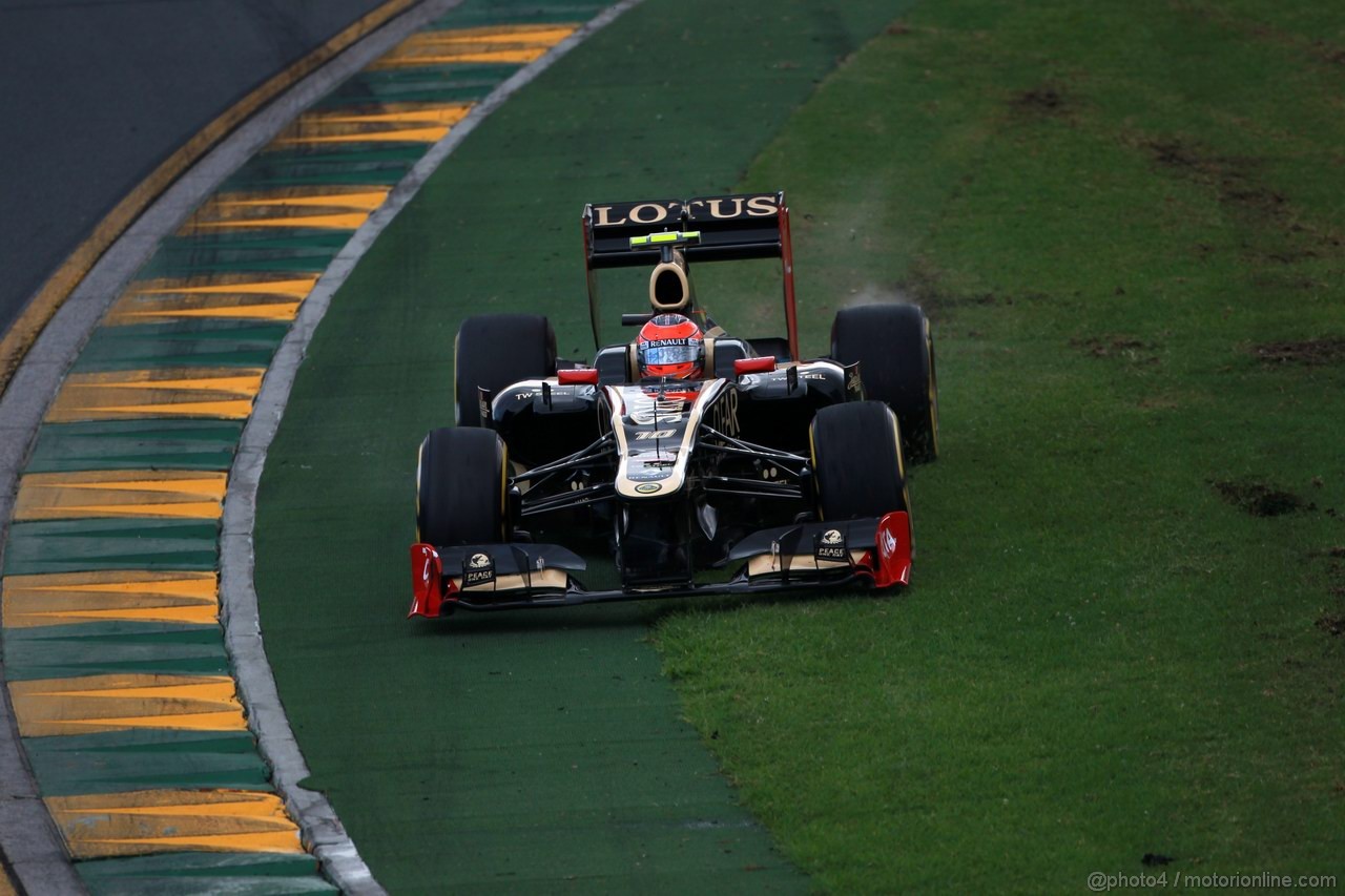 GP AUSTRALIA, Romain Grosjean (F) Lotus F1 Team