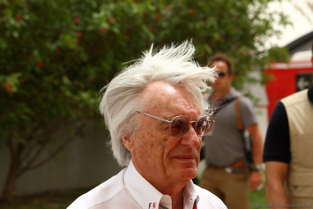 GP BAHRAIN, 22.04.2012- Bernie Ecclestone (GBR), President e CEO of Formula One Management  