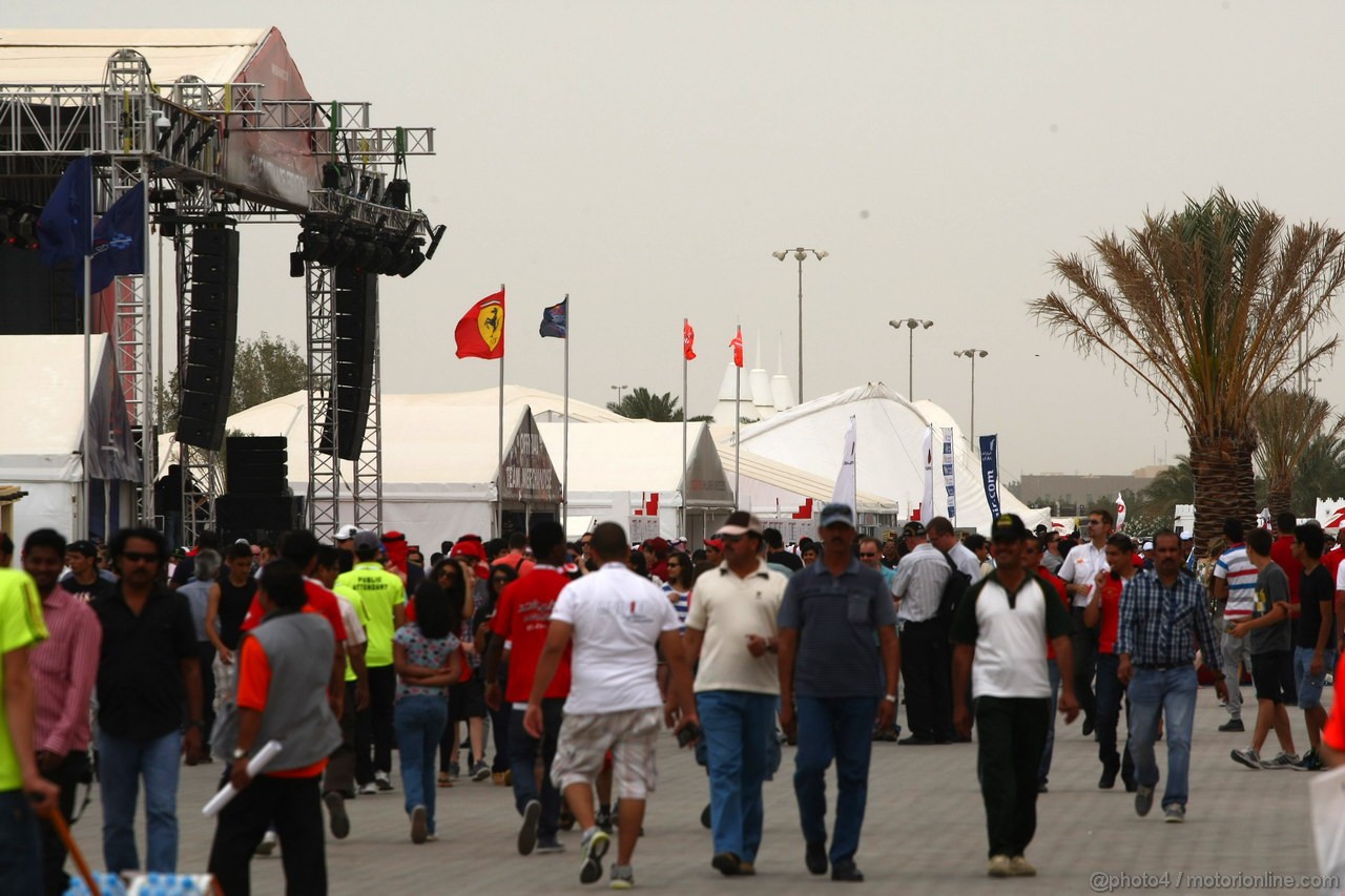 GP BAHRAIN, 22.04.2012- Circuit Atmosfera