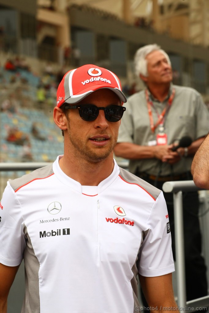 GP BAHRAIN, 22.04.2012- Jenson Button (GBR) McLaren Mercedes MP4-27 