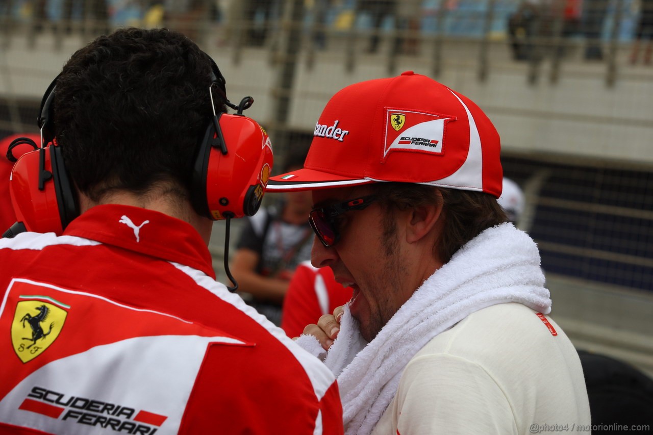 GP BAHRAIN, 22.04.2012- Gara, Fernando Alonso (ESP) Ferrari F2012