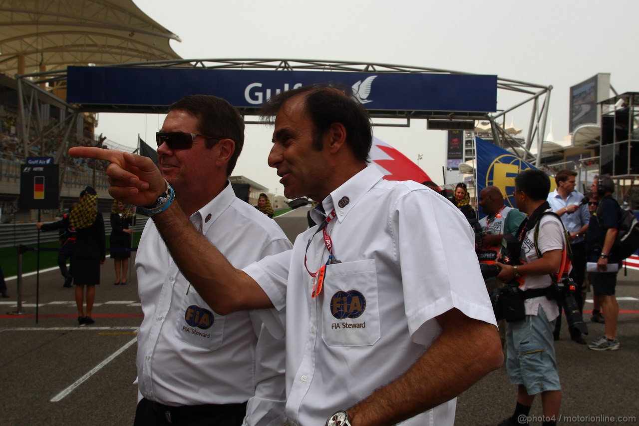 GP BAHRAIN, 22.04.2012- Gara, Emanuele Pirro (ITA), FIA Steward 