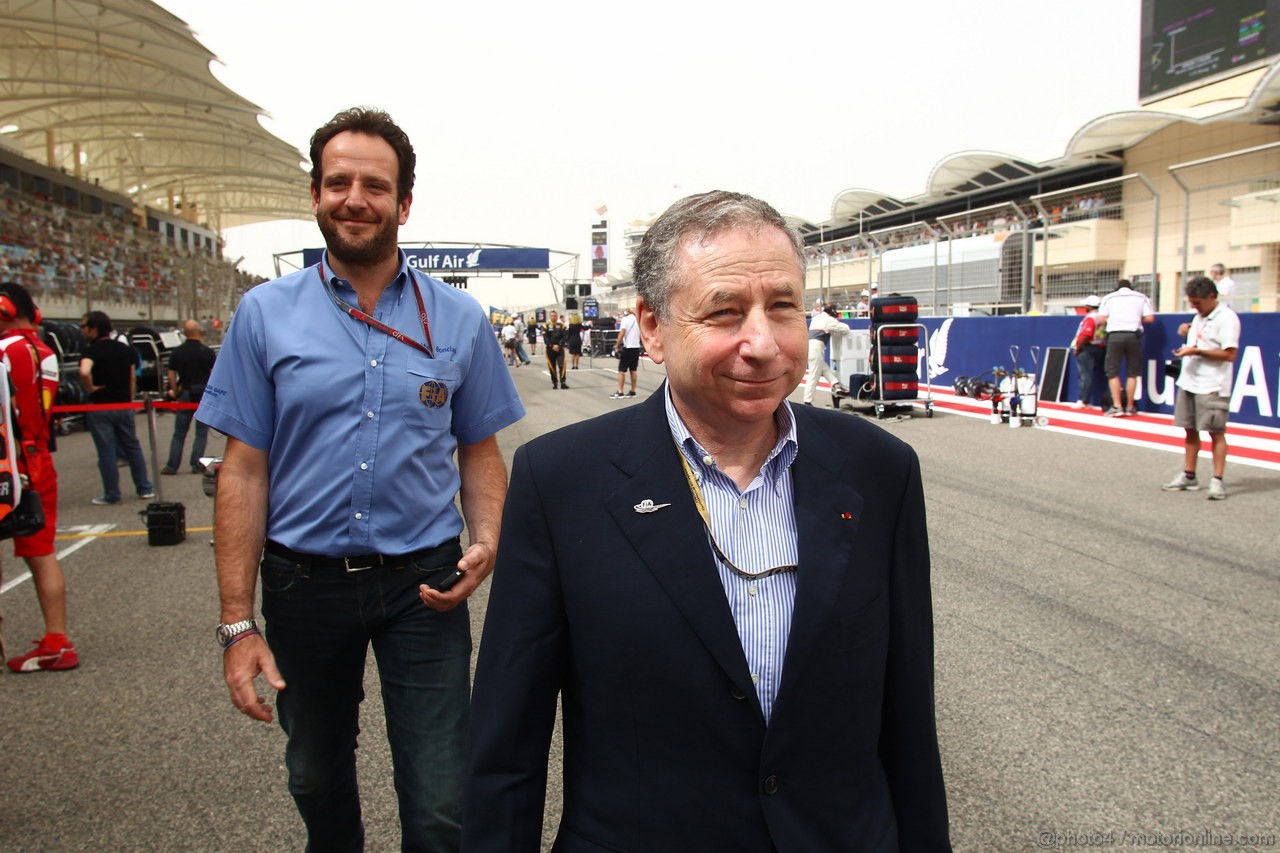 GP BAHRAIN, 22.04.2012- Gara, Jean Todt (FRA), President FIA 