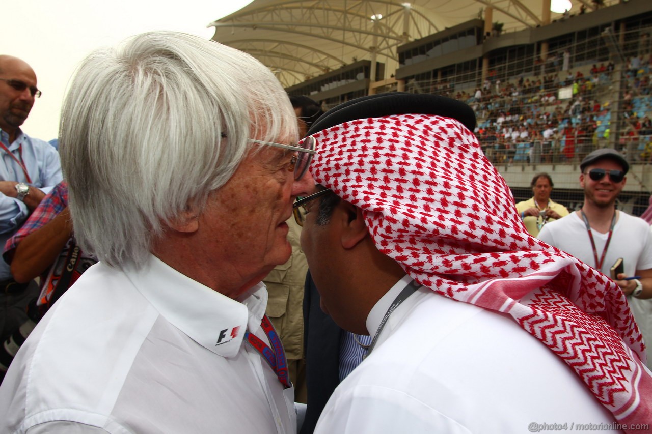 GP BAHRAIN, 22.04.2012- Gara, Bernie Ecclestone (GBR), President e CEO of Formula One Management  