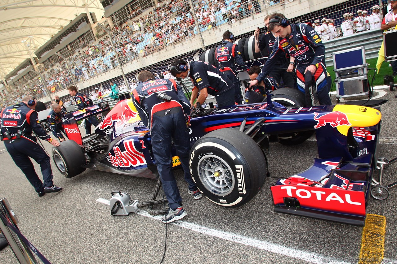 GP BAHRAIN, 22.04.2012- Gara, Mark Webber (AUS) Red Bull Racing RB8 