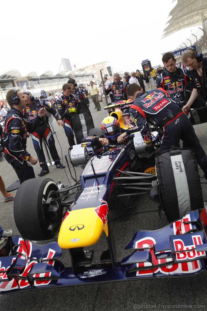 GP BAHRAIN, 22.04.2012- Gara, Mark Webber (AUS) Red Bull Racing RB8 