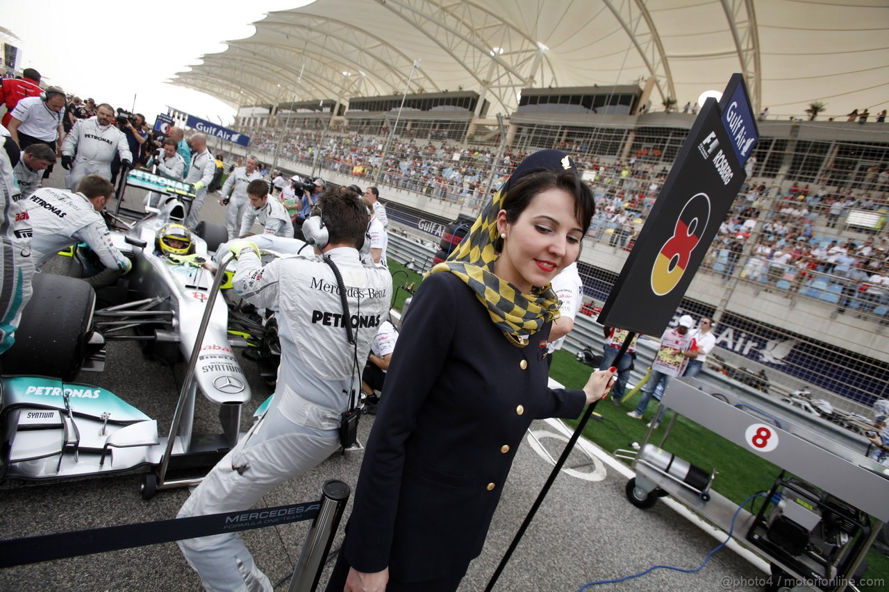 GP BAHRAIN, 22.04.2012- Gara, Nico Rosberg (GER) Mercedes AMG F1 W03 