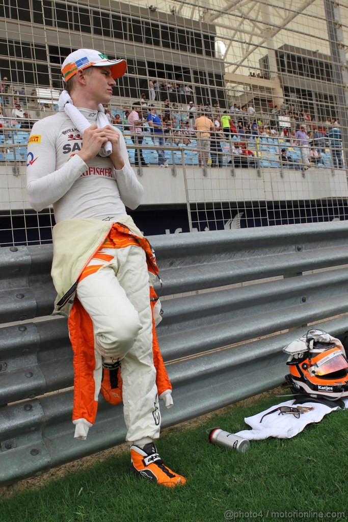 GP BAHRAIN, 22.04.2012- Gara, Nico Hulkenberg (GER) Sahara Force India F1 Team VJM05 