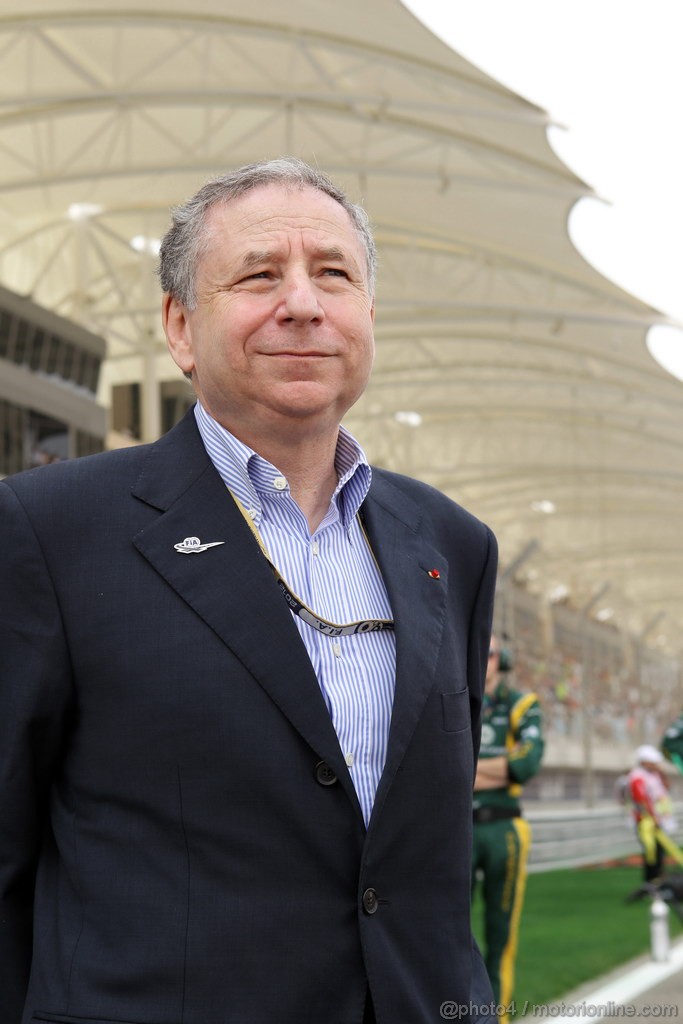 GP BAHRAIN, 22.04.2012- Gara, Jean Todt (FRA), President FIA 