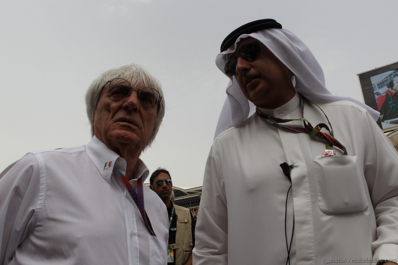 GP BAHRAIN, 22.04.2012- Gara, Bernie Ecclestone (GBR), President e CEO of Formula One Management  