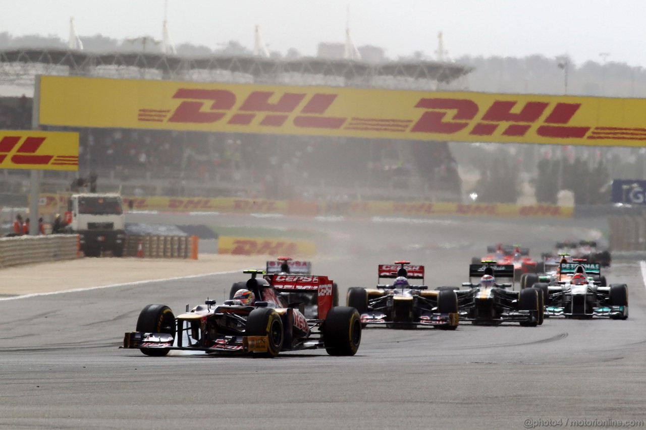 GP BAHRAIN, 22.04.2012- Gara, Jean-Eric Vergne (FRA) Scuderia Toro Rosso STR7 