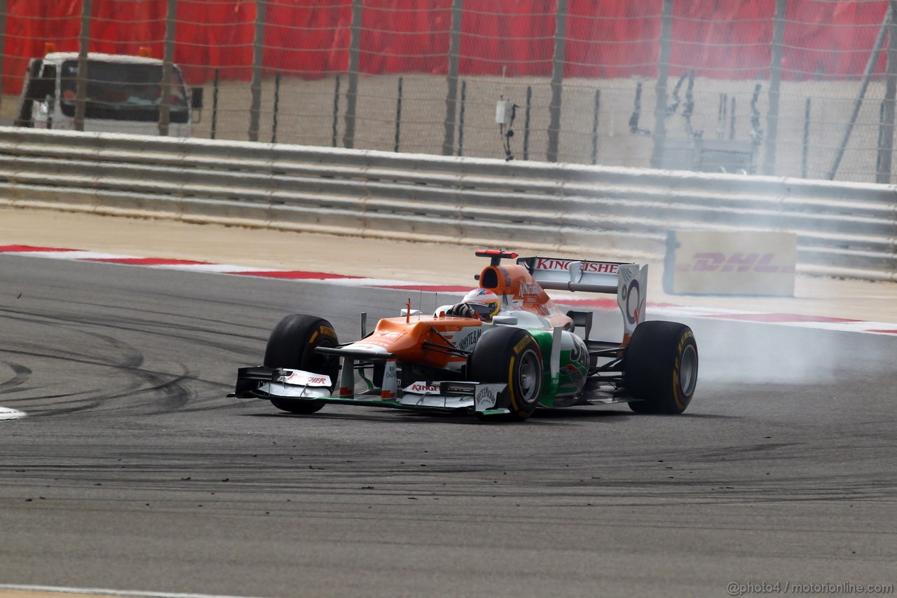 GP BAHRAIN, 22.04.2012- Gara, Paul di Resta (GBR) Sahara Force India F1 Team VJM05 
