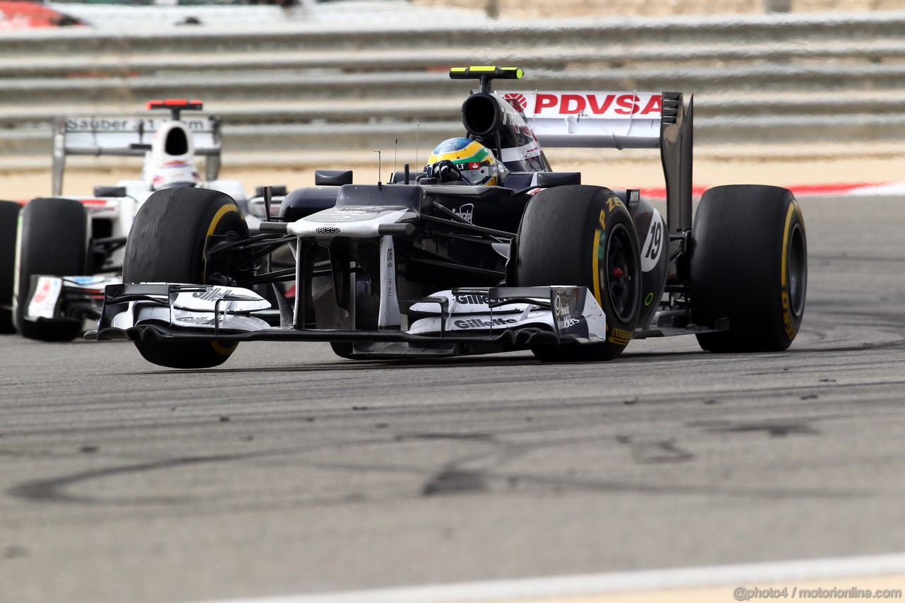GP BAHRAIN, 22.04.2012- Gara, Bruno Senna (BRA) Williams F1 Team FW34 