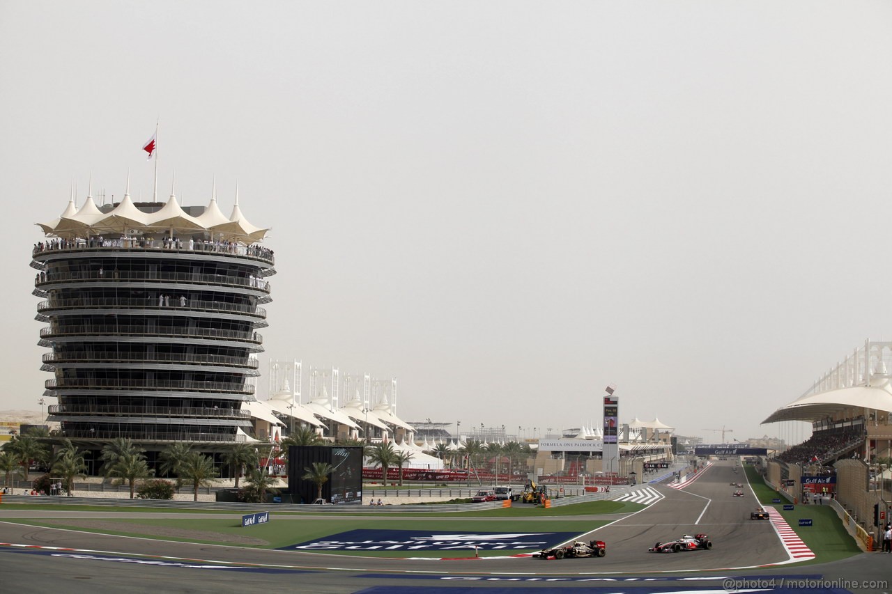 GP BAHRAIN, 22.04.2012- Gara, Romain Grosjean (FRA) Lotus F1 Team E20 