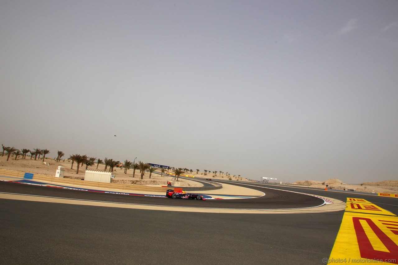 GP BAHRAIN, 22.04.2012- Gara, Mark Webber (AUS) Red Bull Racing RB8 