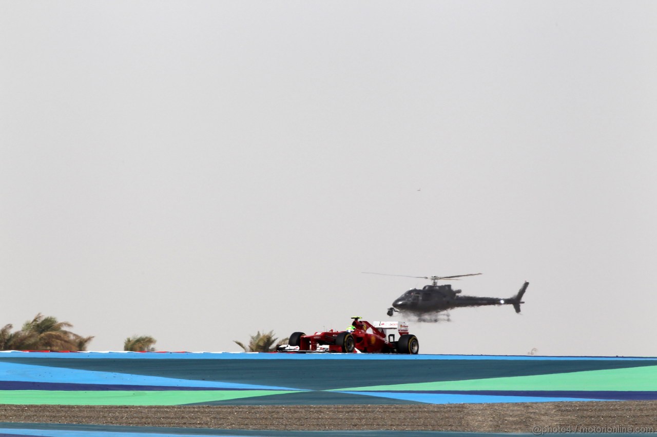 GP BAHRAIN, 22.04.2012- Gara, Felipe Massa (BRA) Ferrari F2012 