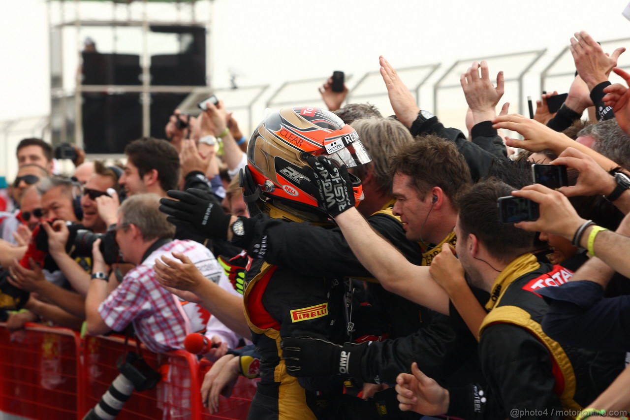 GP BAHRAIN, 22.04.2012- Gara, terzo Romain Grosjean (FRA) Lotus F1 Team E20