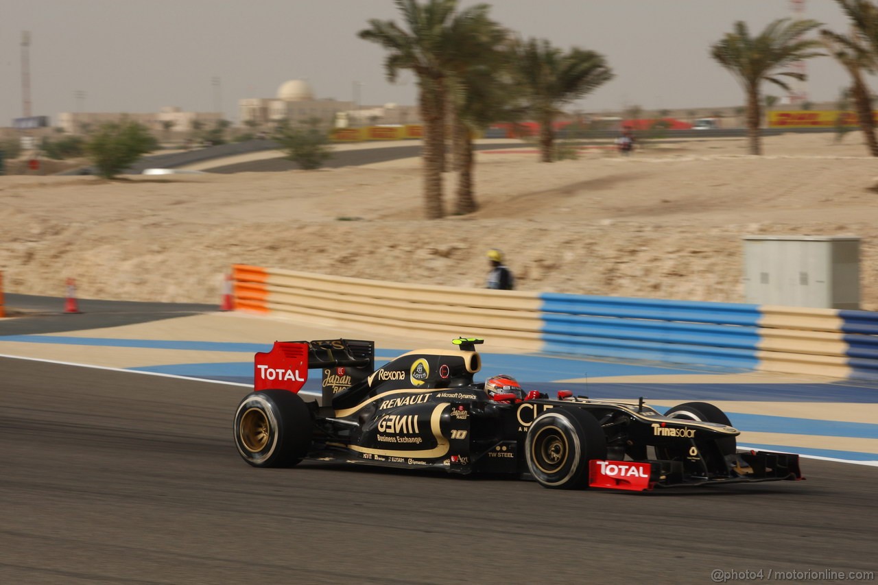 GP BAHRAIN, 22.04.2012- Gara,Romain Grosjean (FRA) Lotus F1 Team E20 