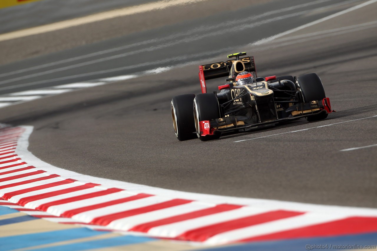 GP BAHRAIN, 22.04.2012- Gara, Romain Grosjean (FRA) Lotus F1 Team E20 
