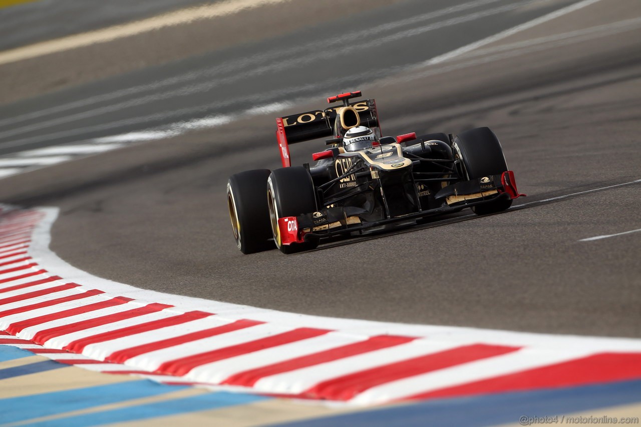 GP BAHRAIN, 22.04.2012- Gara, Kimi Raikkonen (FIN) Lotus F1 Team E20 
