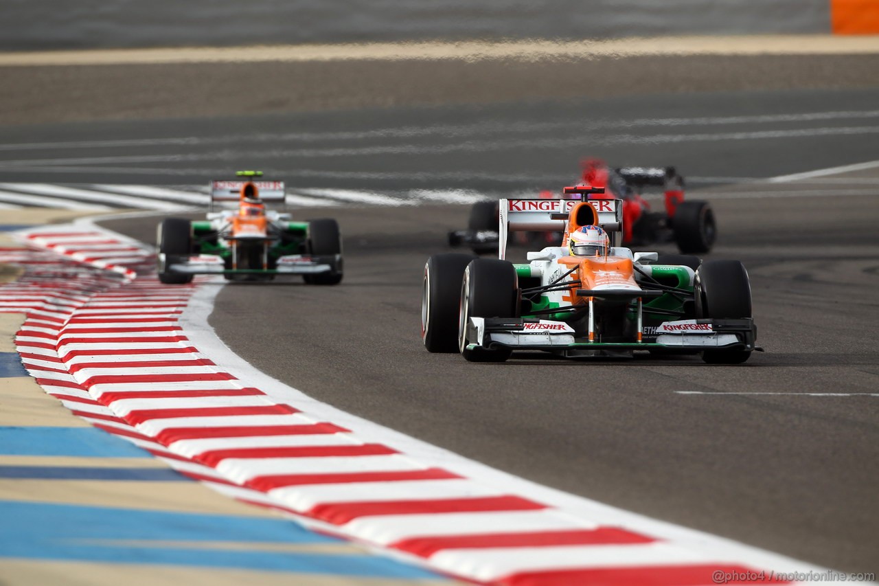 GP BAHRAIN, 22.04.2012- Gara, Paul di Resta (GBR) Sahara Force India F1 Team VJM05 