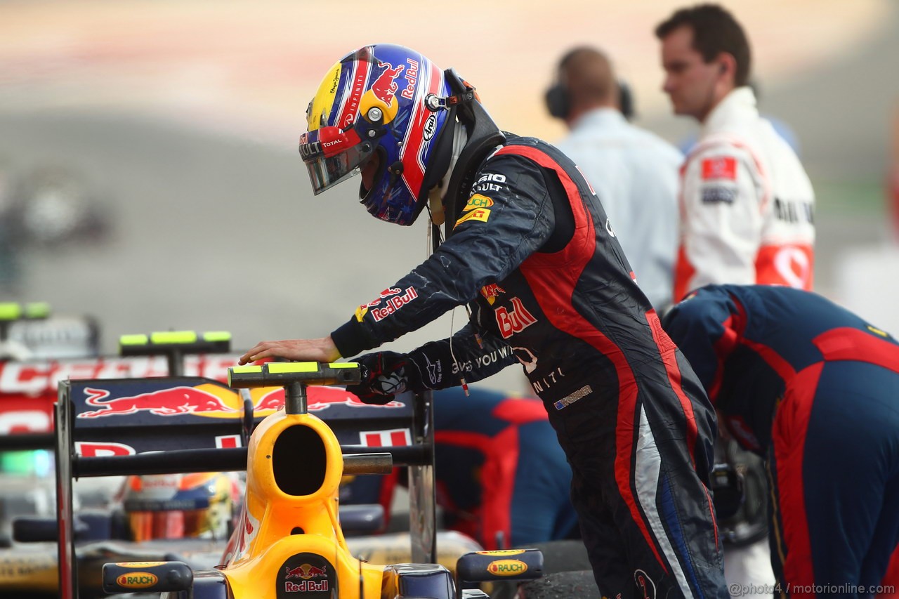 GP BAHRAIN, 22.04.2012- Gara, Mark Webber (AUS) Red Bull Racing RB8 