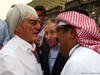 GP BAHRAIN, 22.04.2012- Gara, Bernie Ecclestone (GBR), President e CEO of Formula One Management e Jean Todt (FRA), President FIA 