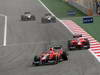 GP BAHRAIN, 22.04.2012- Gara, Charles Pic (FRA) Marussia F1 Team MR01 e Timo Glock (GER) Marussia F1 Team MR01 