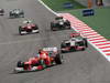 GP BAHRAIN, 22.04.2012- Gara, Fernando Alonso (ESP) Ferrari F2012 davanti a Jenson Button (GBR) McLaren Mercedes MP4-27 