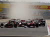 GP BAHRAIN, 22.04.2012- Gara, Start of the race, Romain Grosjean (FRA) Lotus F1 Team E20, Jenson Button (GBR) McLaren Mercedes MP4-27 e Fernando Alonso (ESP) Ferrari F2012 
