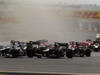 GP BAHRAIN, 22.04.2012- Gara, Start of the race, Heikki Kovalainen (FIN) Caterham F1 Team CT01 