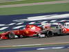 GP BAHRAIN, 22.04.2012- Gara, Fernando Alonso (ESP) Ferrari F2012 e Jenson Button (GBR) McLaren Mercedes MP4-27 