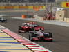 GP BAHRAIN, 22.04.2012- Gara, Jenson Button (GBR) McLaren Mercedes MP4-27 davanti a Fernando Alonso (ESP) Ferrari F2012 e Lewis Hamilton (GBR) McLaren Mercedes MP4-27 
