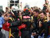 GP BAHRAIN, 22.04.2012- Gara, secondo Kimi Raikkonen (FIN) Lotus F1 Team E20 e terzo Romain Grosjean (FRA) Lotus F1 Team E20 