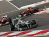 GP BAHRAIN, 22.04.2012- Gara, Nico Rosberg (GER) Mercedes AMG F1 W03 davanti a Fernando Alonso (ESP) Ferrari F2012 e Felipe Massa (BRA) Ferrari F2012 