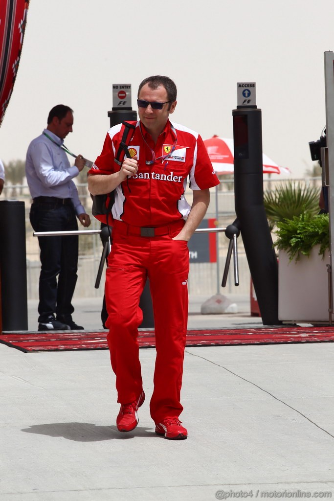 GP BAHRAIN, 19.04.2012- Stefano Domenicali (ITA), Team Principal