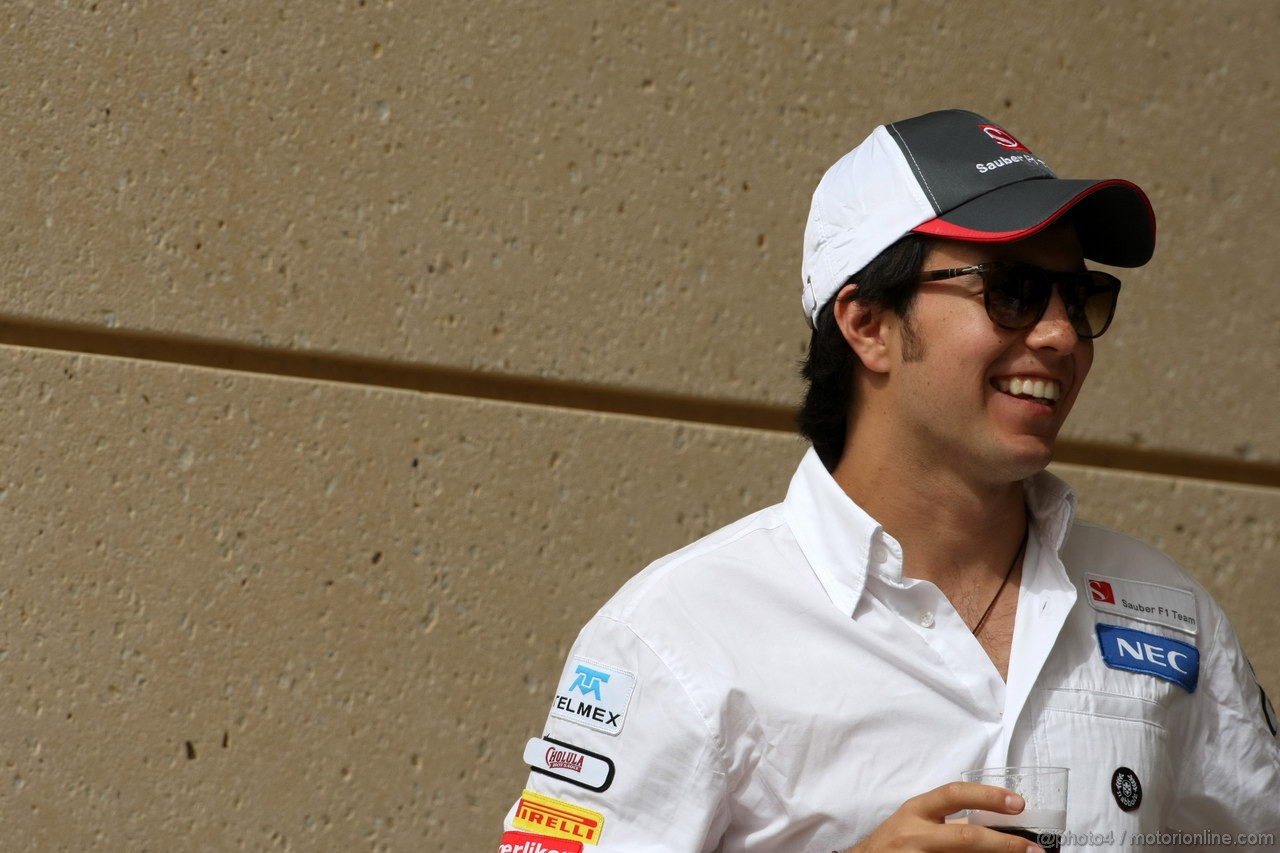 GP BAHRAIN, 19.04.2012-  Conferenza Stampa, Sergio Prez (MEX) Sauber F1 Team C31 