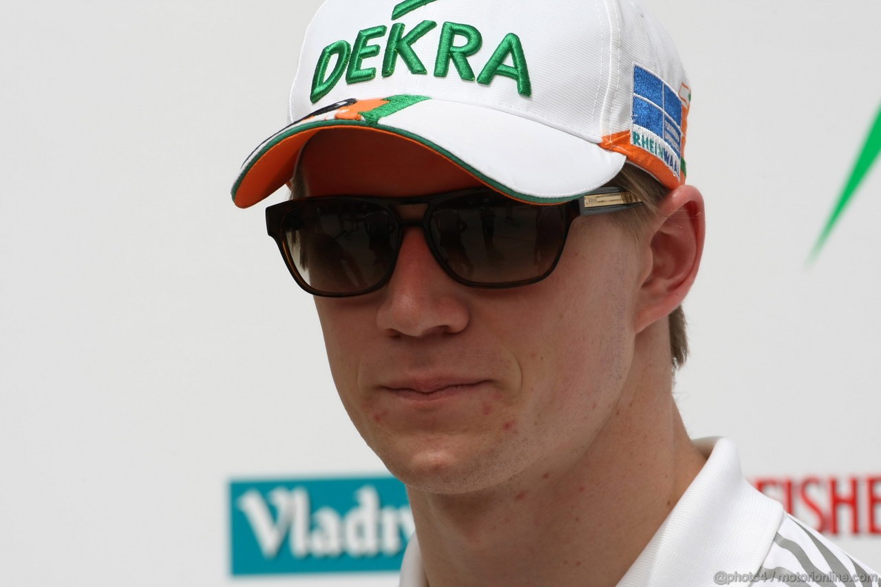 GP BAHRAIN, 19.04.2012-  Conferenza Stampa, Nico Hulkenberg (GER) Sahara Force India F1 Team VJM05 