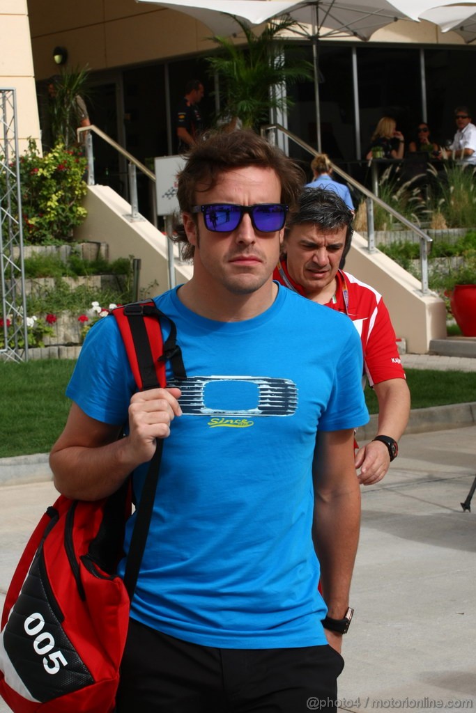 GP BAHRAIN, 19.04.2012-  Fernando Alonso (ESP) Ferrari F2012 