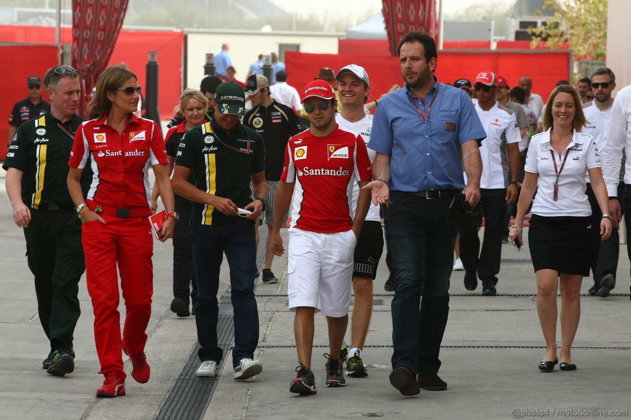 GP BAHRAIN, 19.04.2012-  Stefania Boccoli (ITA), Ferrari  