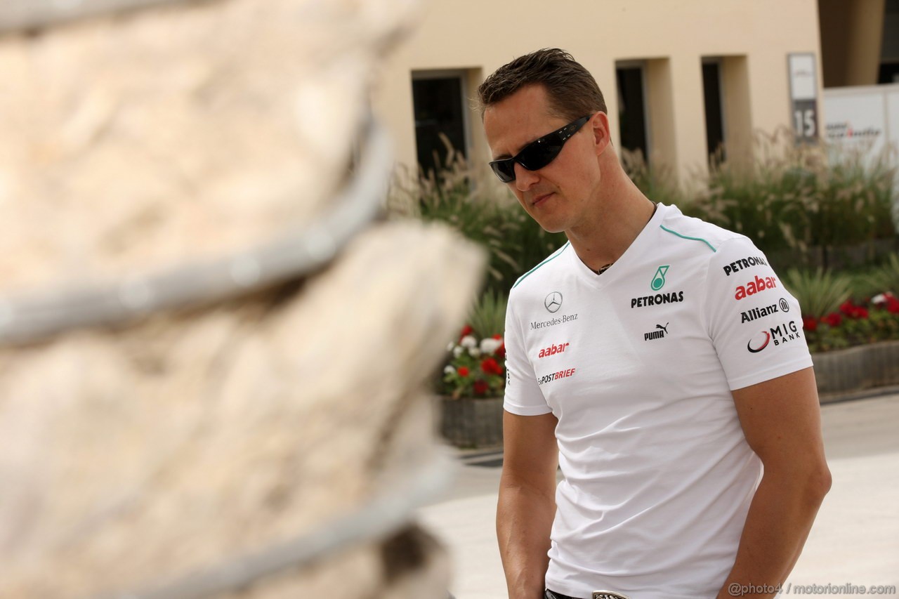 GP BAHRAIN, 19.04.2012-  Michael Schumacher (GER) Mercedes AMG F1 W03 