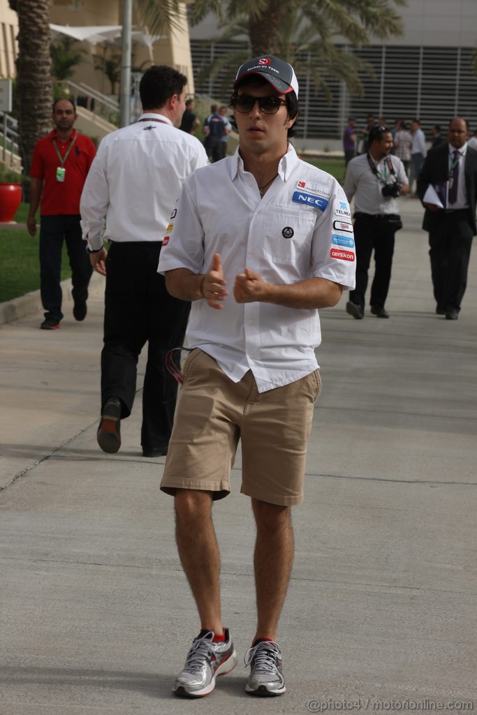 GP BAHRAIN, 19.04.2012- Sergio Prez (MEX) Sauber F1 Team C31 